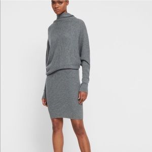 Allsaints Ridley Sweater Dress Wool Blend Small